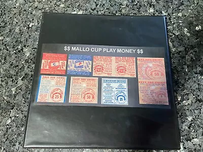 Vintage Massive Collection Of Boyer Mallo Cup Play Money Cards • $425