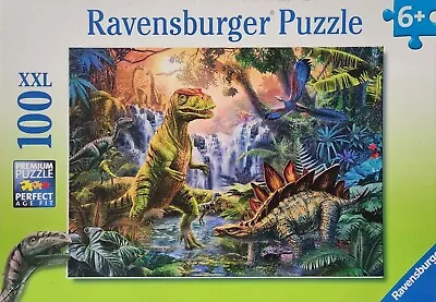 Ravensburger 100 Piece XXL Dinosaur Oasis Jigsaw Puzzle For Kids  • $12.98