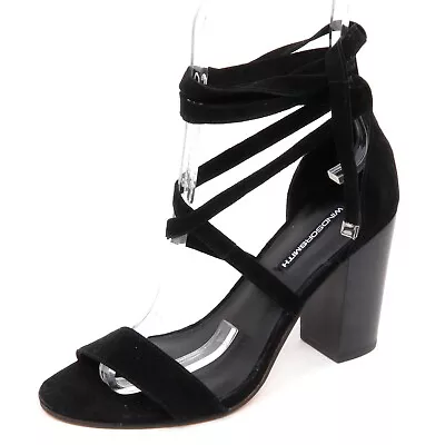 D5290 (WITHOUT BOX) Sandalo Donna Black WINDSOR SMITH Shoe Woman • $145