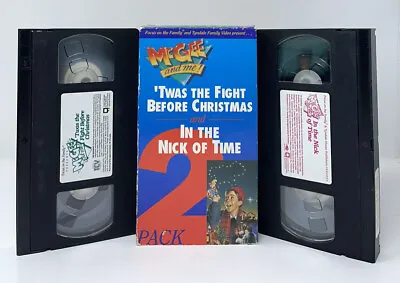 McGee And Me Double VHS: Twas The Fight Before Christmas & In The Nick Of Time • $9.89