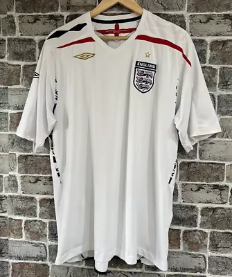 UMBRO Men's ENGLAND 2007-2009 National Team Jersey Shirt Size XXL Official • £12