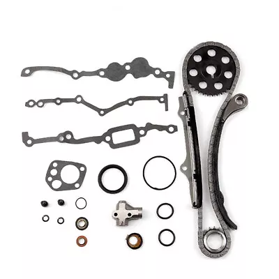 Timing Chain Kit W/Gaskets For Nissan 95-97 Pickup 90-92 Stanza 2.4L KA24E 76037 • $46.99