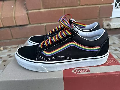 Vans Old Skool Pride Sneakers - Black • $40