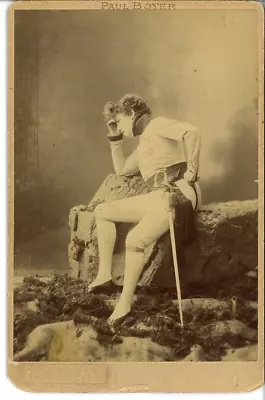 Paul Boyer Paris Sarah Bernhardt In   L'Aiglon   Vintage Albumen Print.  • $319.87