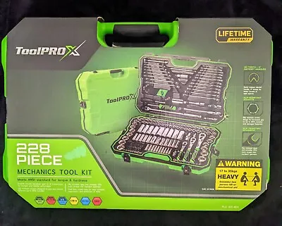 ToolProX 228 Piece Mechanics Tool Kit • $399