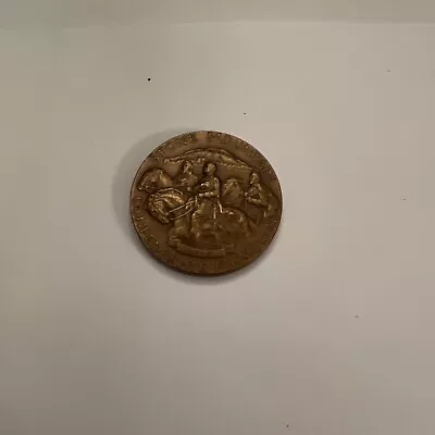 Medallic Art Co. Stone Mountain Confederate Memorial Bronze Medal 1970 Georgia • $19.99