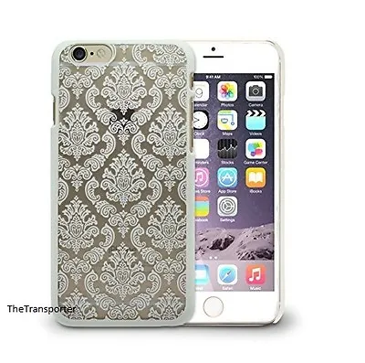 Hard Back Damask Phone Case For Apple IPhone Cover & FREE Screen Protector • £2.89