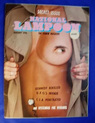 National Lampoon January 1976 Underground Counter-culture Satirical  Mag. FN-. • £7