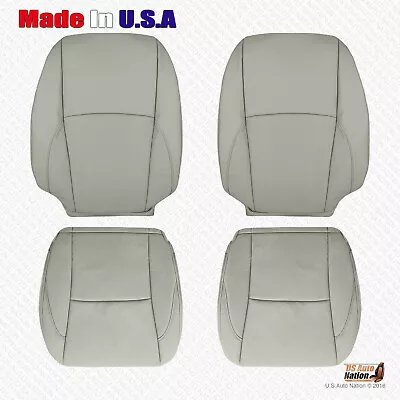 $107.68 • Buy FITS 2007 - 2012 Lexus ES350 Driver Passenger Vinyl Perforated Seat Cover Gray