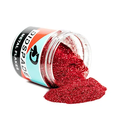 Roulette Red 0.008 Metal Flake - Solvent Resistant Glitter - Car Paint / Epoxy • $13.95