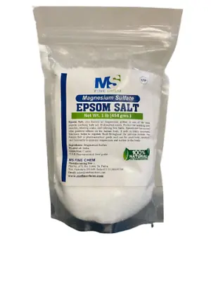 Magnesium Sulfate(Epsom Salt) 100% Pure Natural Organic USP Grade -1 LB To 15 LB • $49.99