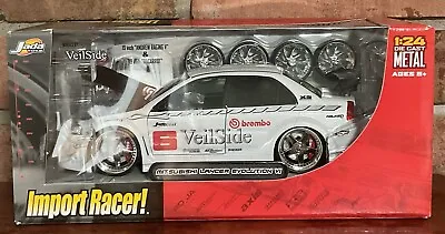 JADA  1:24 IMPORT RAECER Mitsubishi Lancer Evo VI White VEILSIDE  NEW SEALED • $110.67