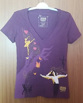 Michael Jackson The Immortal World Tour Cirque Du Soleil Purple Women's TShirt L • £35
