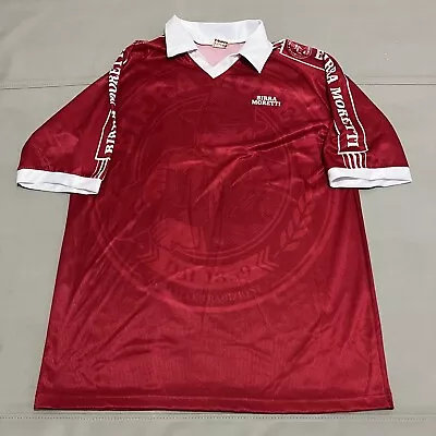 Birra Moretti Men Red Italy Soccer Futball Jersey Beer Polo Shirt -XL-7157 • $28