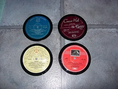 £6 • Buy Vintage Vinyl Drinks Coasters X 4 From Original 12 Inch Lp Records (f