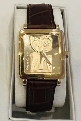 Blancpain Limited Edition Anthony Quin “Child” 18k Gold Watch W/Crocodile Band • $3500