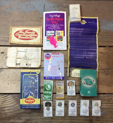 Lot Of Vintage Hand Sewing Needles Pins Ribbon Leaders And Braidkins • $19.99
