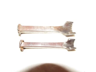 2 Old Leatherworking Punch Tools Pinking Irons Old Tools Leather Tools • £27