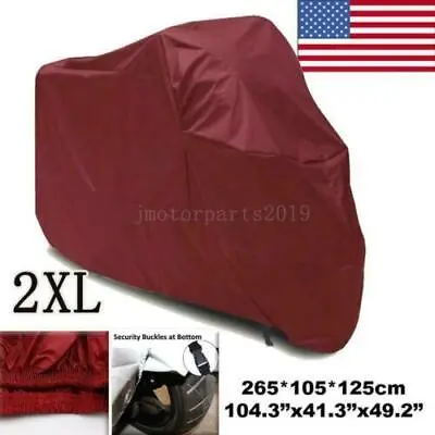 XXL Motorcycle Cover  For Kawasaki Vulcan Classic Nomad 800 900 1700 • $29.98