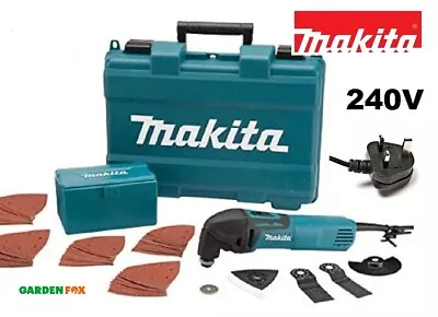 MAKITA TM3000CX4 Mains Electric MULTI TOOL 240V - TM3000CX4 0088381632256 . • £249.97