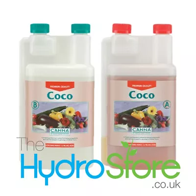 Canna Coco  A + B 1 Litre Base Nutrient For Coco Plant Food Veg And Flower • £16.99