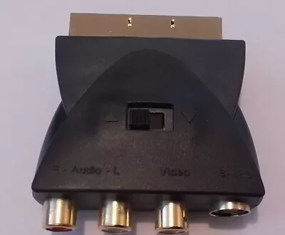 Profigold Scart To Phono Gold Plated Switchable Adapter Studio Quality  • £3.50