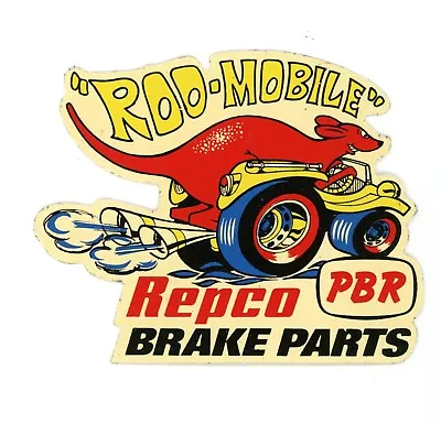 Vintage Rod-Mobile REPCO Brakes  Racing Automobile Car Drag Racing Sticker • $9.99