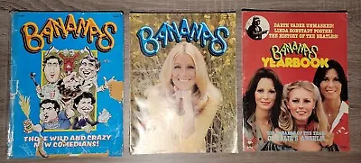 1970s Bananas Magazine And Yearbook Lot Of 3.  CHARLIE'S ANGELS SUZANNE SOMERS. • £28.11