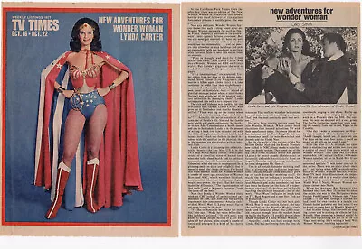 Wonder Woman Lynda Carter 1975-77 Original (& Copies) Tv Series Clippings Lot • $9.99