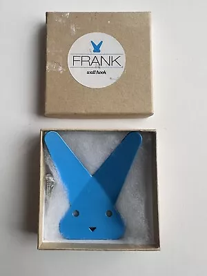 FRANK Wall Hook Blue Bunny Rabbit Industrial Modern Steel Designer David Barry • $22.95