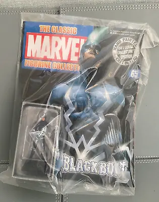 Eaglemoss Marvel Classic Collection Black Bolt No 65 Display Figure And Mag • £7.99