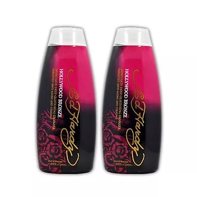 Lot 2 Ed Hardy Hollywood Bronze Indoor Dark Tanning Lotion Accelerator Bronzer • $25.97