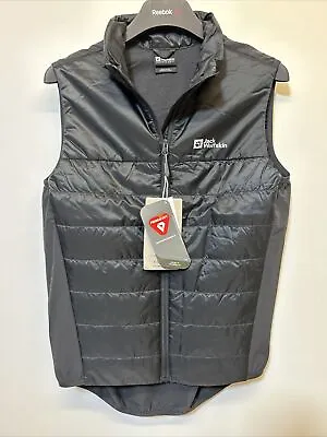 Jack Wolfskin Jacket Mens Texashield Morrobia - Black RRP £90 • £40