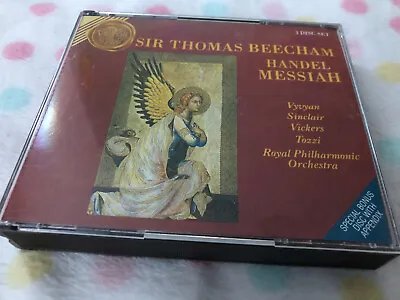 Handel - Messiah / (3xCD) - RCA Gold Seal - Sir Thomas Beecham - RPO • £11.99