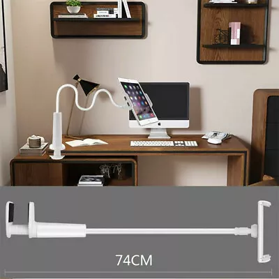 White 360° Bed Desk Stand Holder For IPhone IPad Air Mini Tablet Gooseneck Lazy • £8.49