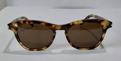 SAINT LAURENT SL 356 004 Havana Brown Cat Eye Unisex Sunglasses • $70