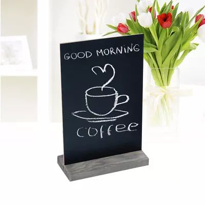 Food Signs Blackboard Signs Wedding Place Cards Wooden Chalkboard • £8.98