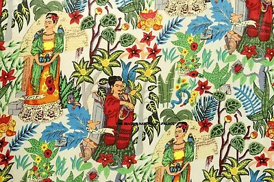 Floral Fabric Garden Fabric Mexico Floral Fabric Mexican 100% Cotton • £87.26