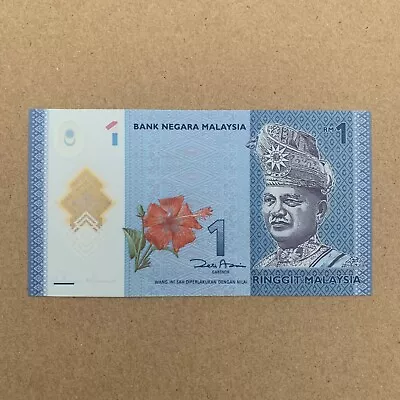 Malaysia 1 Ringgit Banknote  2012 UNC Malaysian Currency Polymer Money • $5.95