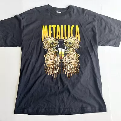 Vtg Metallica TShirt XL Pushead Summer Sanitarium Tour 2000 Black Graphic Y2K • $130