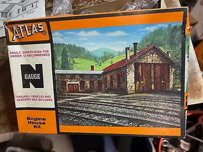 Vintage N Gauge Scale Engine House Model Train Kit Building #2881 New In Box • $28