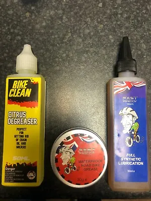 £4.99 • Buy Bike Lubricant 50ml Chain Oil+citrus Degreaser+ Grease 30g