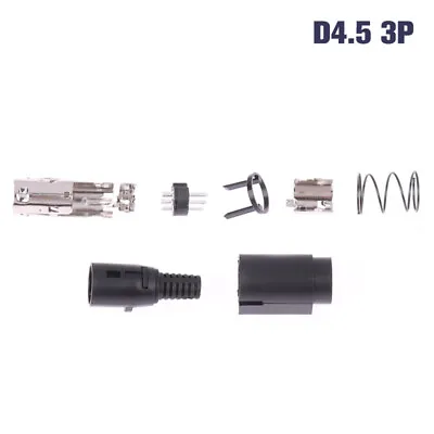 1Pcs/Set DIN 3/4Pin Male DC Power Plug Dual Power Supply Terminal Connector S1 • £3.16