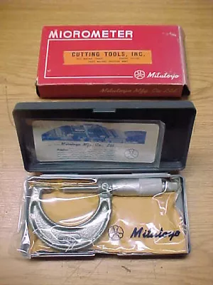 Mitutoyo Tools 0-1  Point Micrometer 112-273 New!! • $149.99