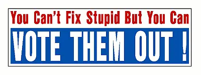 Tea Party Anti Obama Decal Bumper Sticker GOP 3  X 9  C • $3.99