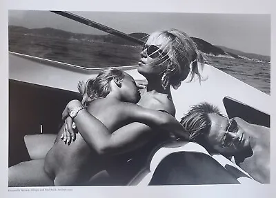Helmut Newton Genuine Sumo Photo Print 20x27 Donatella Versace Allegra And Paul • $100