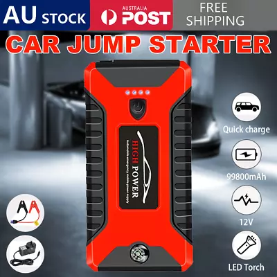 99800mAh Portable Car Jump Starter Power Bank Pack Battery Charger Booster 12V~ • $42.90