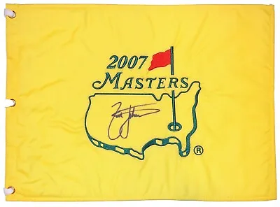 $399.95 • Buy ZACH JOHNSON Signed - 2007 MASTERS (WINNER) - Golf Flag 
