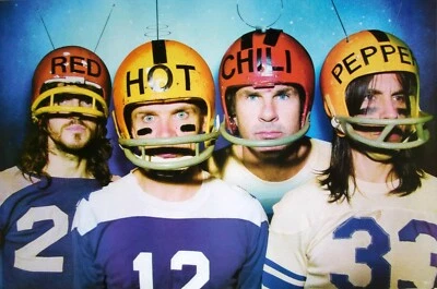 $17.17 • Buy Red Hot Chili Peppers  Group Wearing Football Helmets  Poster From Asia