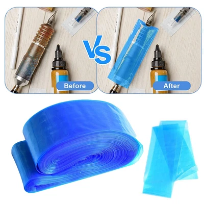 $9.13 • Buy 100pcs Disposable Tattoo Machine Bags Grip Sleeves Cover Bag Supplies Useful